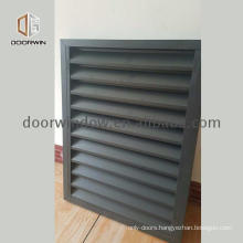 Aluminium rain louver profiles for swing door plantation shutters